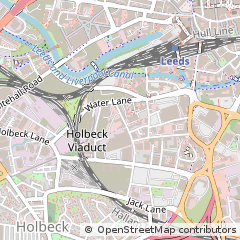 Map of Leeds, West Yorkshire