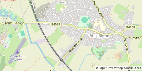 Map of Bedworth