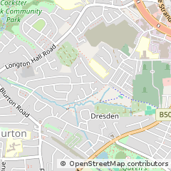 Map of Stoke-on-Trent, Lancashire