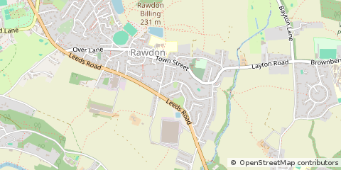Map of Leeds