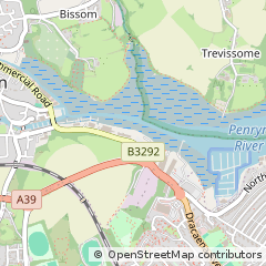 Map of Penryn, Cornwall