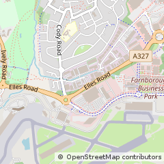 Map of Farnborough, Hampshire