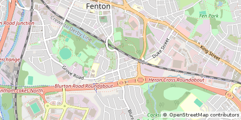 Map of Stoke-on-Trent
