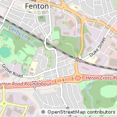 Map of Stoke-on-Trent