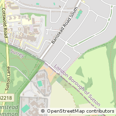 Map of Surrey