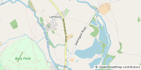 Map of Milton Keynes, Buckinghamshire