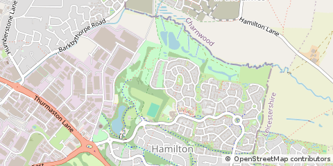 Map of Leicester