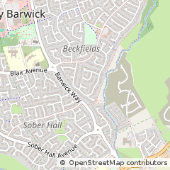 Map of Stockton on Tees, North Yorkshire