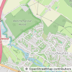 Map of Rickmansworth, Hertfordshire