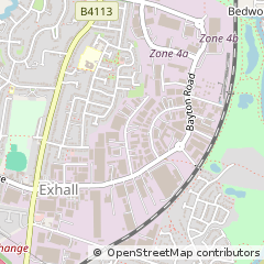 Map of Exhall, Coventry