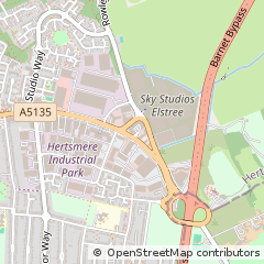 Map of Borehamwood, Kent