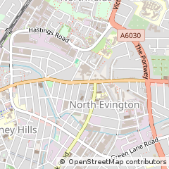 Map of Leicester