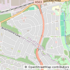 Map of Leicester