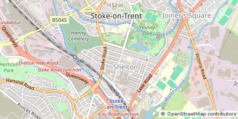 Map of Stoke-on-Trent