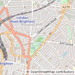 Map of Brighton, East Sussex