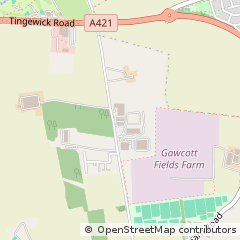 Map of Gawcott, Buckinghamshire