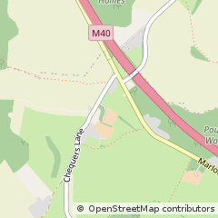Map of High Wycombe, Buckinghamshire