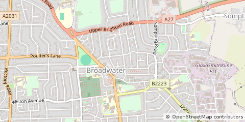 Map of Worthing