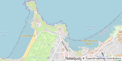 Map of Truro, Cornwall
