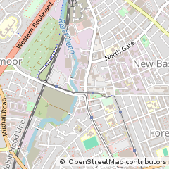 Map of Nottingham, Nottinghamshire