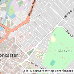Map of Doncaster