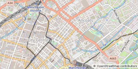 Map of Manchester
