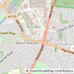 Map of Brierley Hill, West Midlands