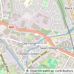 Map of West Bromwich