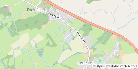 Map of Llanelli