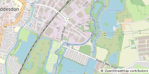 Map of Hoddesdon, Hertfordshire