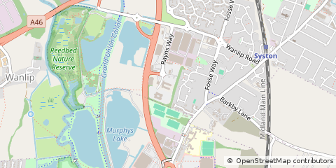Map of Leicester, Leicestershire