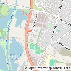 Map of Leicester, Leicestershire