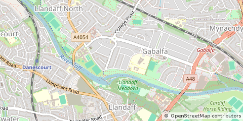 Map of Cardiff