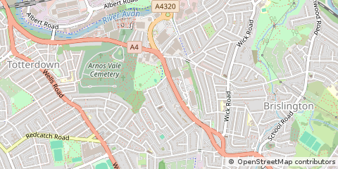 Map of Bristol