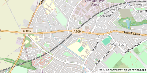 Map of Nottingham