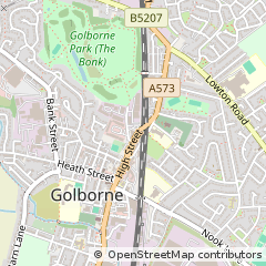 Map of Golborne, Greater Manchester
