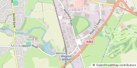Map of Oswestry