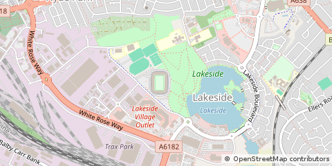 Map of Doncaster, South Yorkshire
