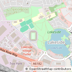 Map of Doncaster, South Yorkshire