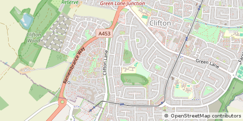 Map of Nottingham