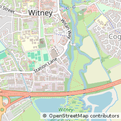 Map of Witney, Oxfordshire