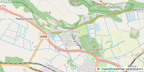 Map of Porthmadog