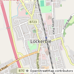 Map of Lockerbie, Dumfries and Galloway