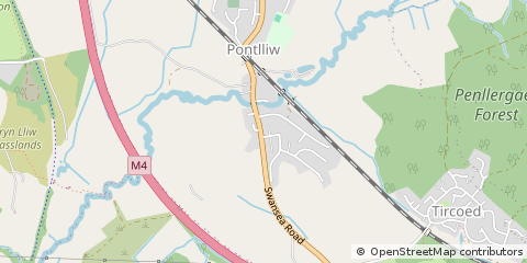 Map of Swansea