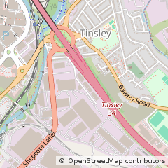 Map of Sheffield