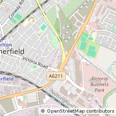 Map of Nottingham, Nottinghamshire