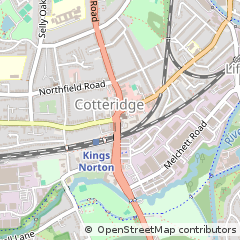 Map of Birmingham, West Midlands