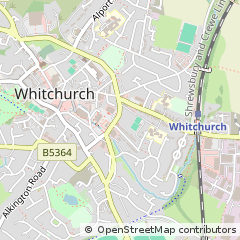 Map of Whitchurch, Shropshire