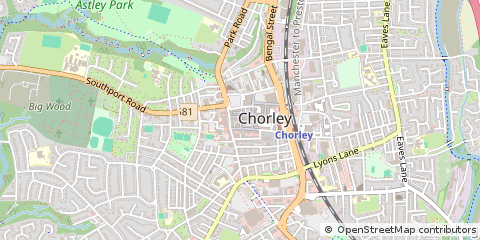 Map of Chorley