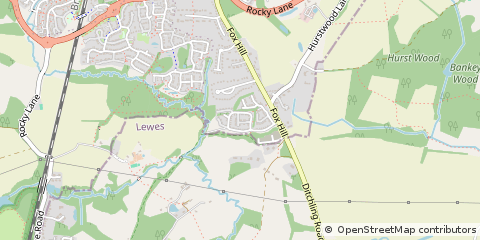 Map of Haywards Heath
